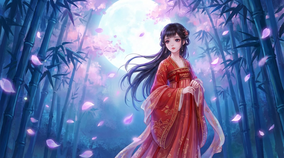 媚黑原创视频：月下狐影